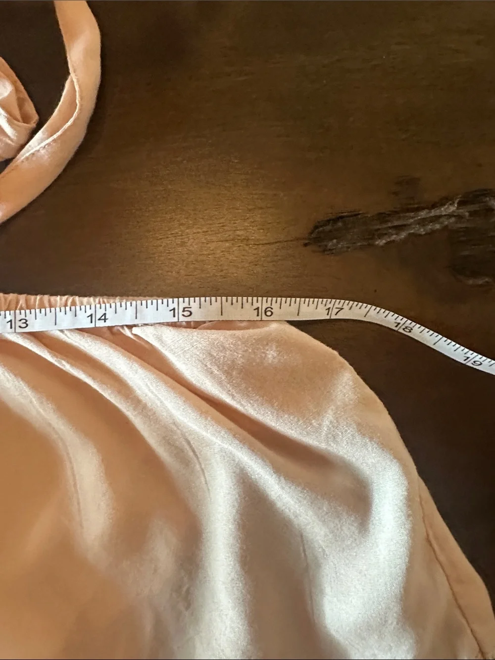 American Eagle Outfitters Peach Ruffle Tie-Shoulder Camisole
